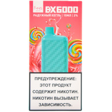 Вейп IMNS Bar BX 6000 тяг Радужный Кегель 550 mAh Перезаряжаемый Одноразовый