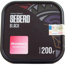 Табак Sebero Black 200 гр Клубника Strawberry