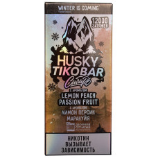 Вейп Tikobar Husky Сибирь 12000 Lemon Peach Passion Fruit Лимон Персик Маракуйя Одноразовый