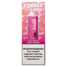 Вейп GTMBar Spark 8000 Juicy Peach Одноразовый GTM Bar