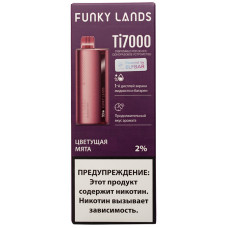 Вейп Funky Lands Ti7000 Blossom Mint Цветущая Мята Одноразовый